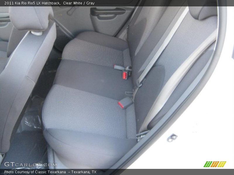 Clear White / Gray 2011 Kia Rio Rio5 LX Hatchback