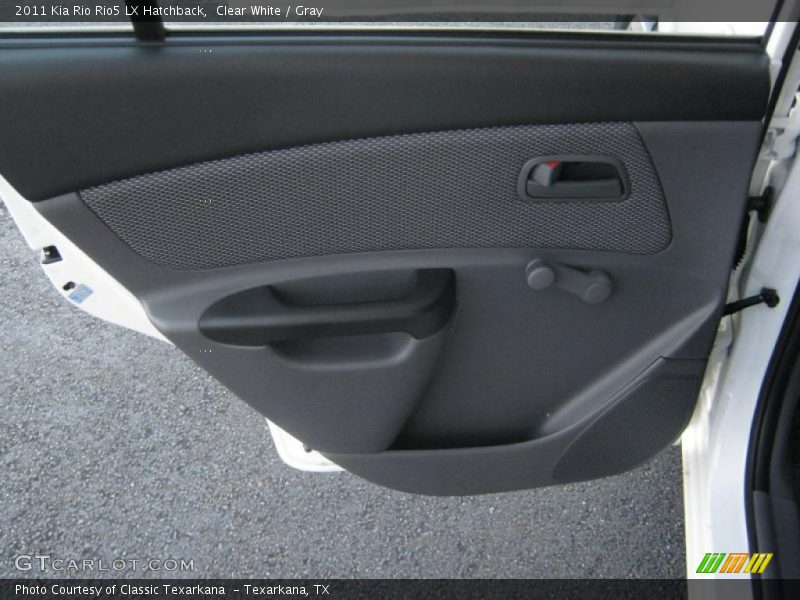 Clear White / Gray 2011 Kia Rio Rio5 LX Hatchback