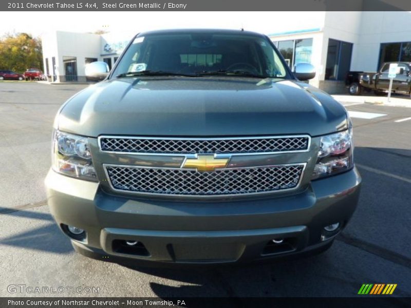 Steel Green Metallic / Ebony 2011 Chevrolet Tahoe LS 4x4