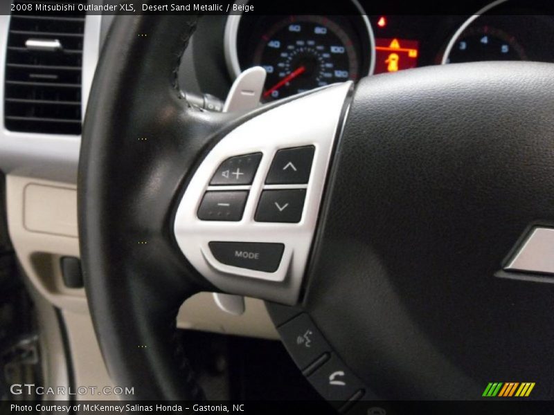 Desert Sand Metallic / Beige 2008 Mitsubishi Outlander XLS