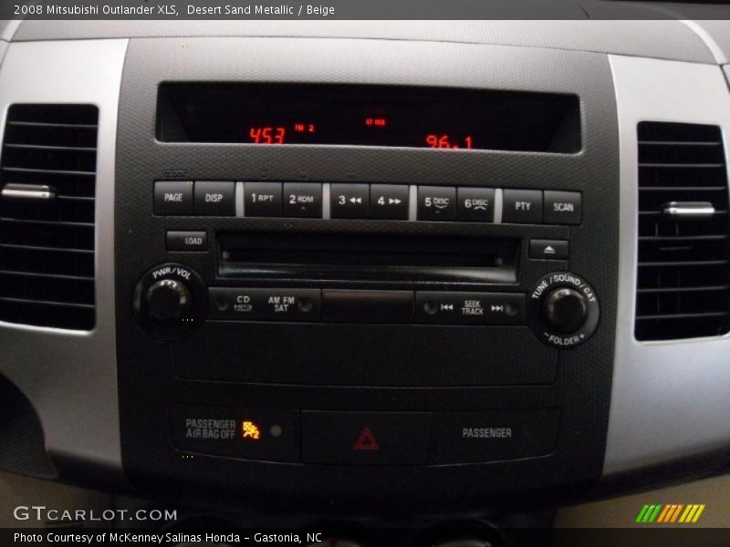 Desert Sand Metallic / Beige 2008 Mitsubishi Outlander XLS