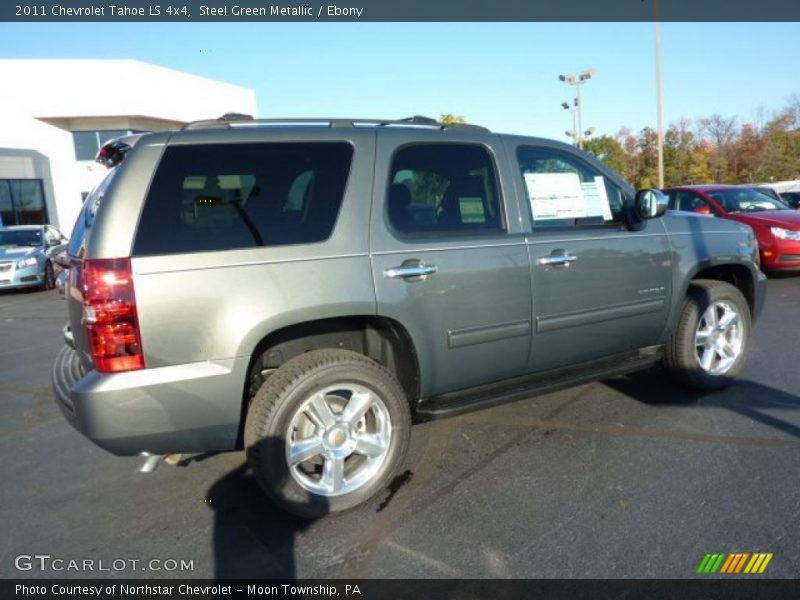Steel Green Metallic / Ebony 2011 Chevrolet Tahoe LS 4x4