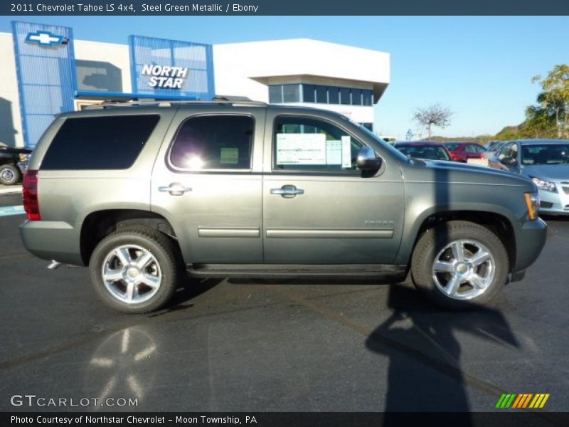 Steel Green Metallic / Ebony 2011 Chevrolet Tahoe LS 4x4