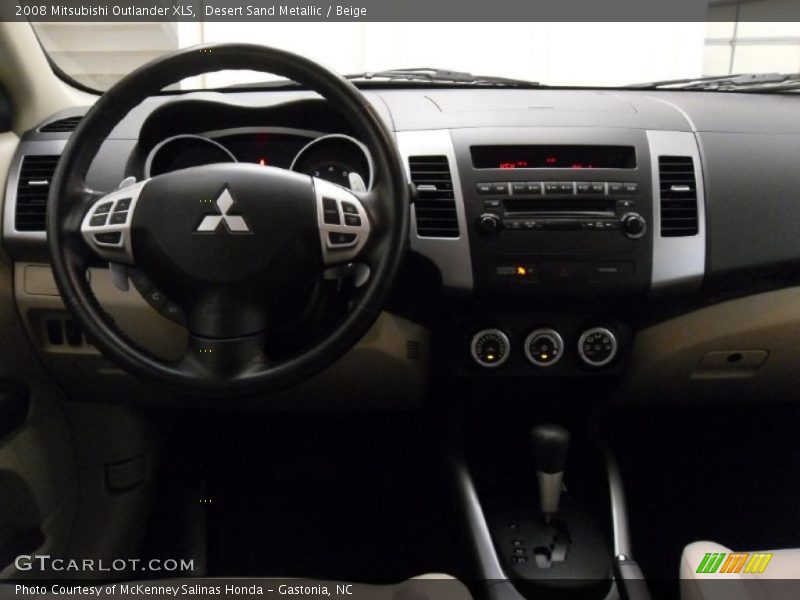 Desert Sand Metallic / Beige 2008 Mitsubishi Outlander XLS