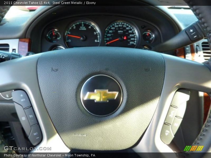 Steel Green Metallic / Ebony 2011 Chevrolet Tahoe LS 4x4