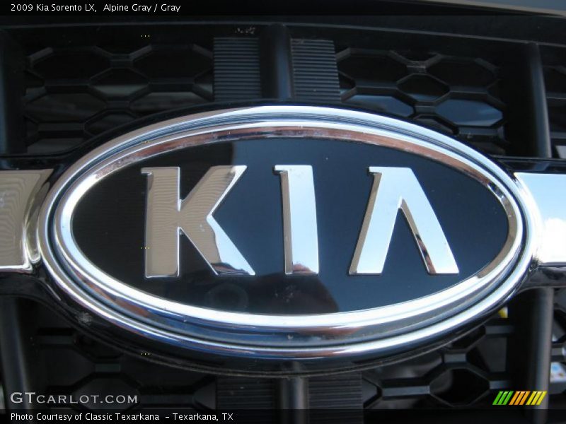 Alpine Gray / Gray 2009 Kia Sorento LX
