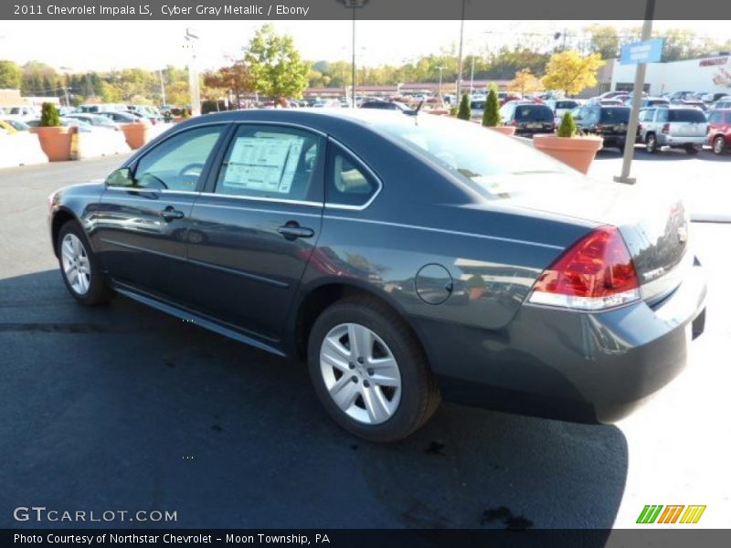 Cyber Gray Metallic / Ebony 2011 Chevrolet Impala LS
