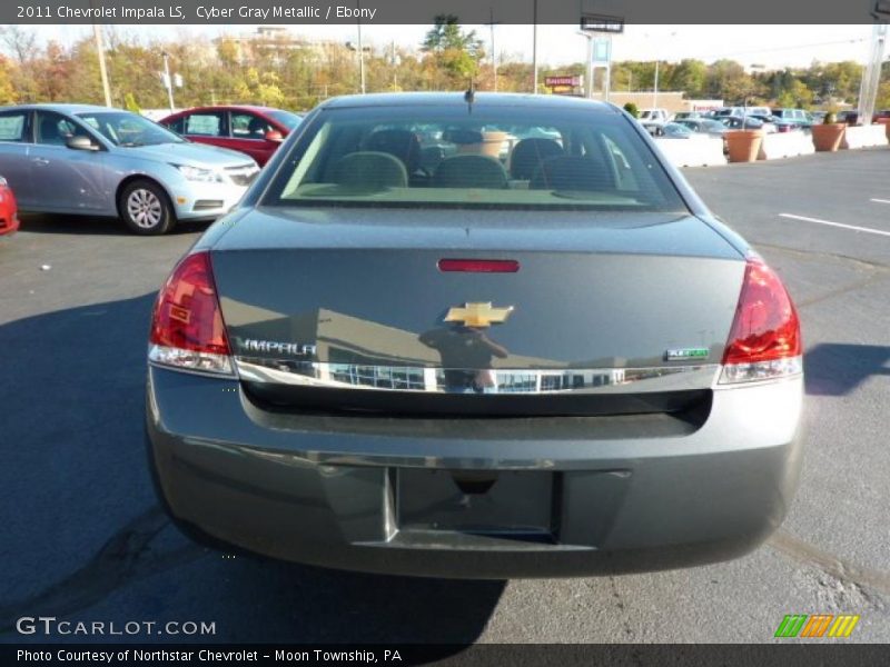 Cyber Gray Metallic / Ebony 2011 Chevrolet Impala LS