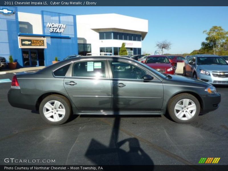 Cyber Gray Metallic / Ebony 2011 Chevrolet Impala LS