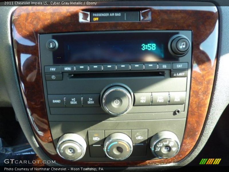 Cyber Gray Metallic / Ebony 2011 Chevrolet Impala LS