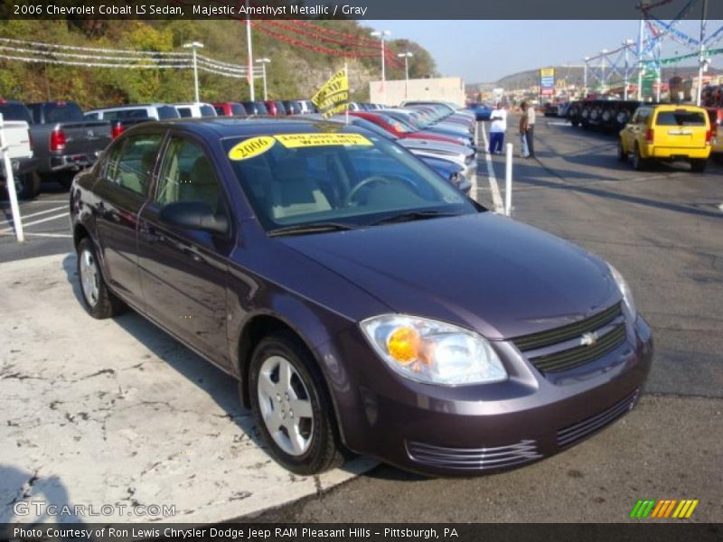Majestic Amethyst Metallic / Gray 2006 Chevrolet Cobalt LS Sedan