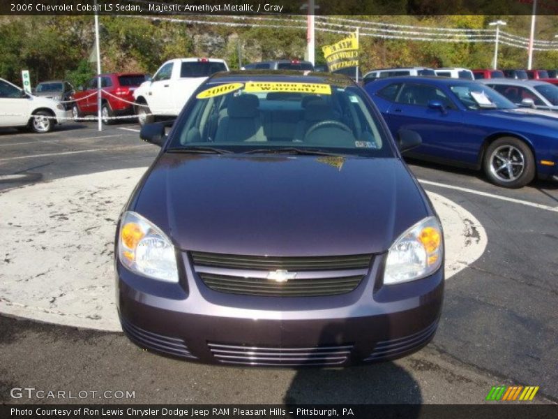 Majestic Amethyst Metallic / Gray 2006 Chevrolet Cobalt LS Sedan
