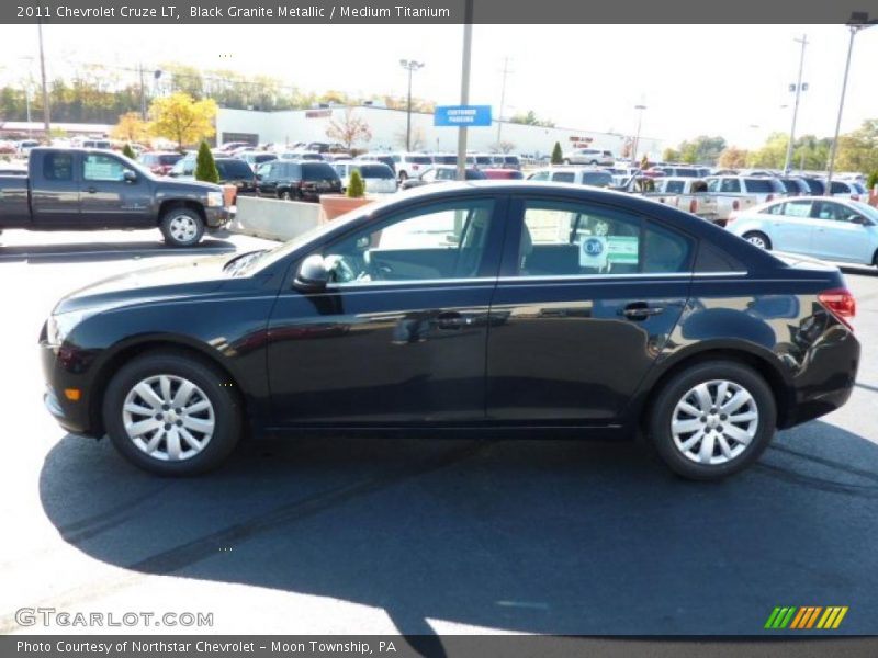 Black Granite Metallic / Medium Titanium 2011 Chevrolet Cruze LT