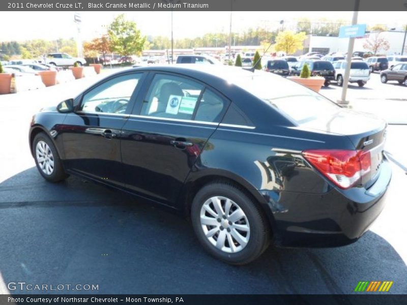 Black Granite Metallic / Medium Titanium 2011 Chevrolet Cruze LT