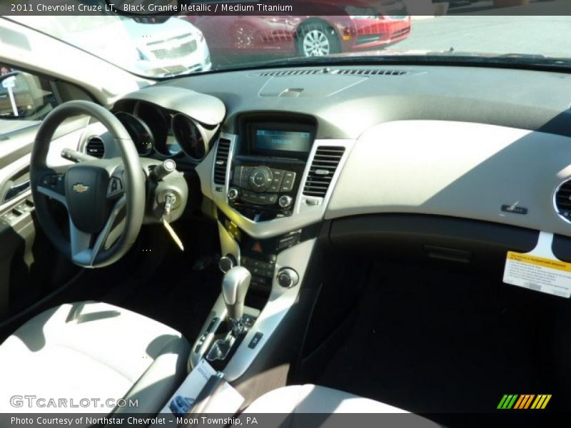 Black Granite Metallic / Medium Titanium 2011 Chevrolet Cruze LT