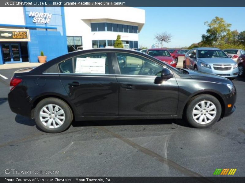 Black Granite Metallic / Medium Titanium 2011 Chevrolet Cruze LT