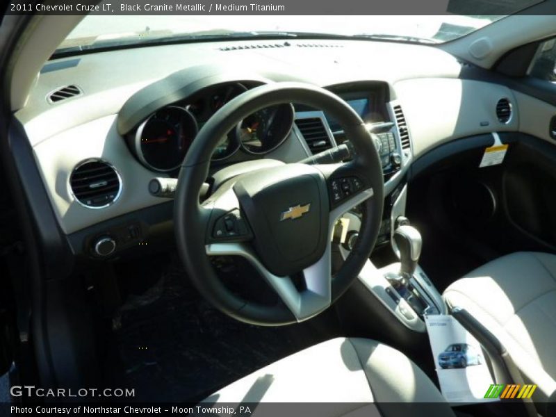 Black Granite Metallic / Medium Titanium 2011 Chevrolet Cruze LT
