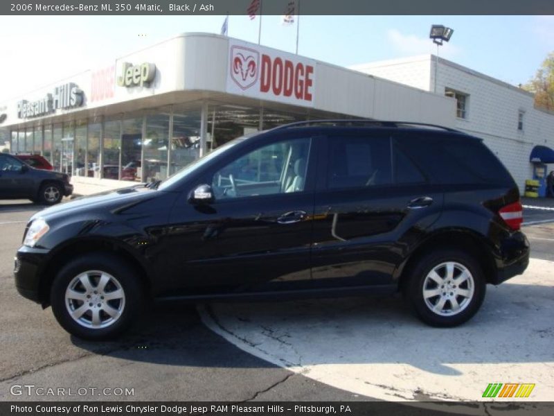 Black / Ash 2006 Mercedes-Benz ML 350 4Matic