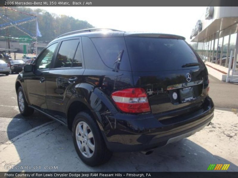 Black / Ash 2006 Mercedes-Benz ML 350 4Matic