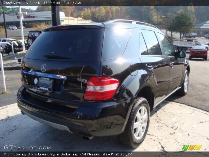 Black / Ash 2006 Mercedes-Benz ML 350 4Matic