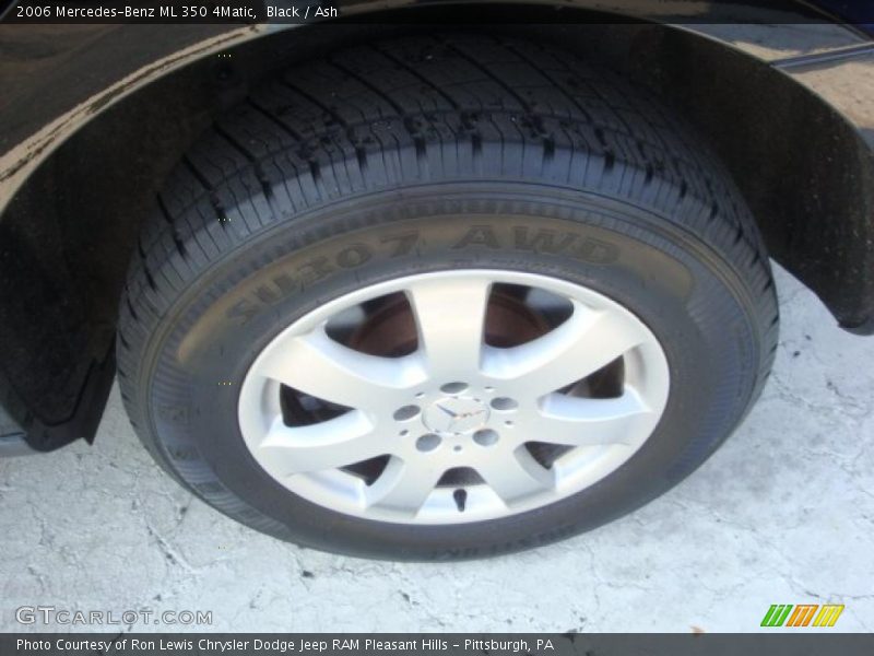 Black / Ash 2006 Mercedes-Benz ML 350 4Matic
