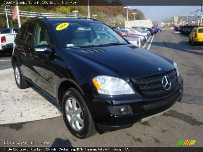 Black / Ash 2006 Mercedes-Benz ML 350 4Matic