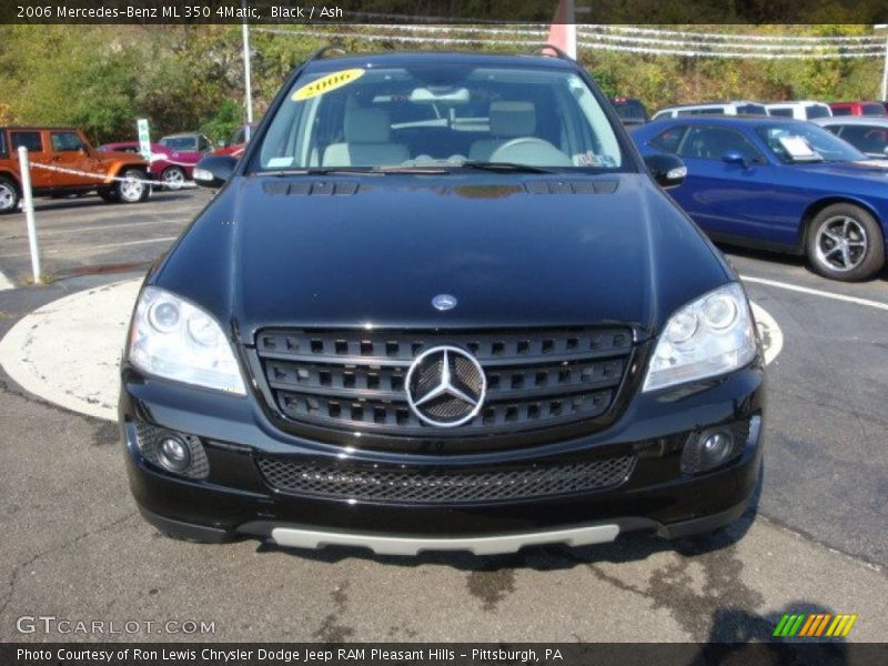 Black / Ash 2006 Mercedes-Benz ML 350 4Matic