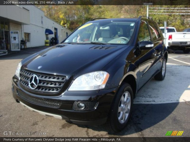 Black / Ash 2006 Mercedes-Benz ML 350 4Matic