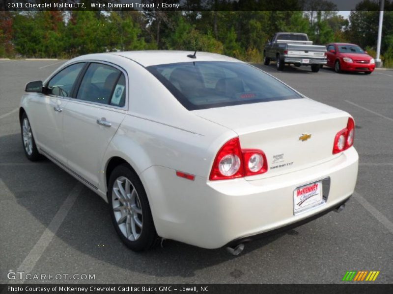 White Diamond Tricoat / Ebony 2011 Chevrolet Malibu LTZ