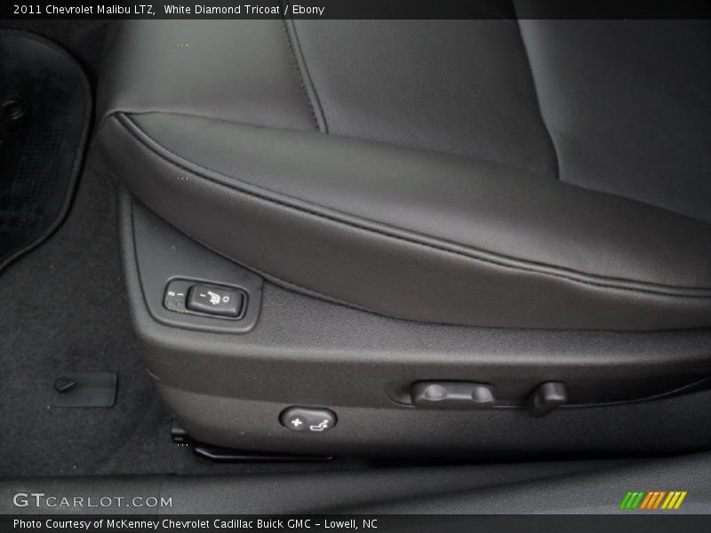 White Diamond Tricoat / Ebony 2011 Chevrolet Malibu LTZ