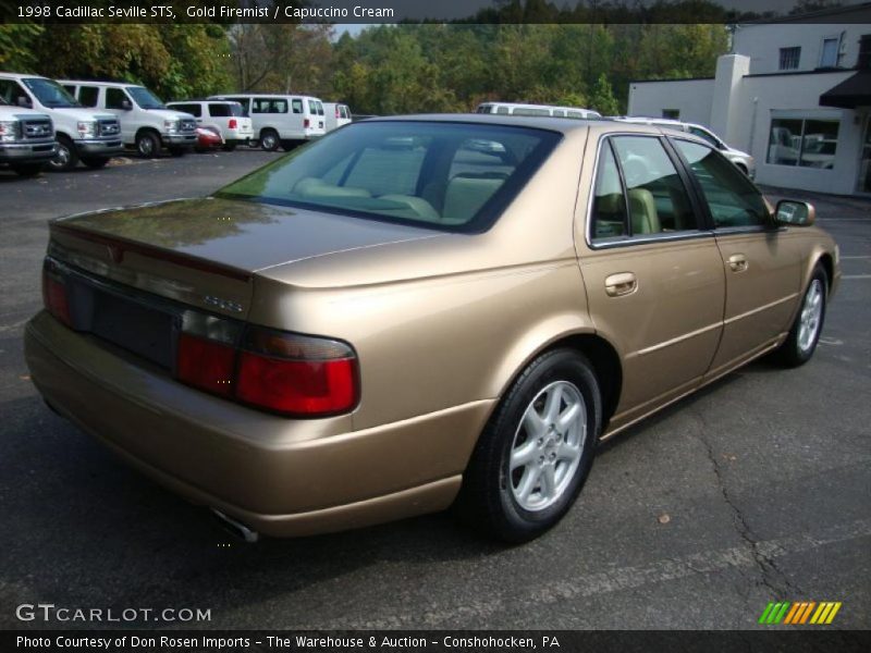 Gold Firemist / Capuccino Cream 1998 Cadillac Seville STS