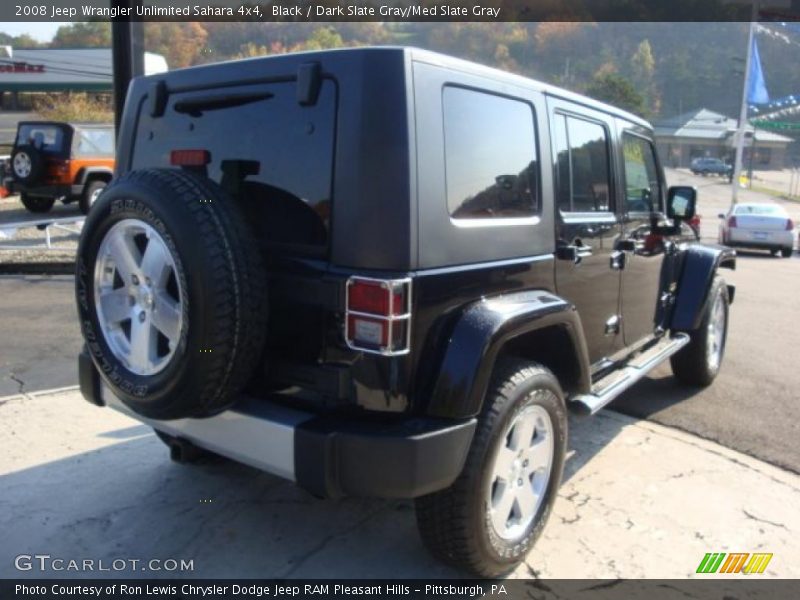 Black / Dark Slate Gray/Med Slate Gray 2008 Jeep Wrangler Unlimited Sahara 4x4