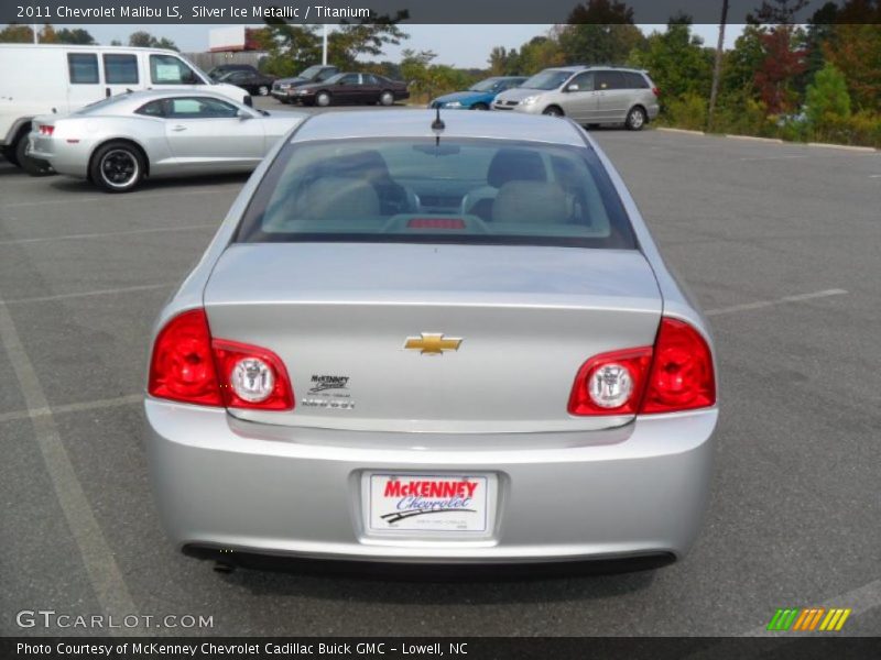 Silver Ice Metallic / Titanium 2011 Chevrolet Malibu LS