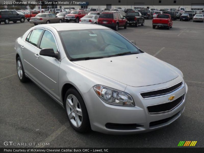Silver Ice Metallic / Titanium 2011 Chevrolet Malibu LS
