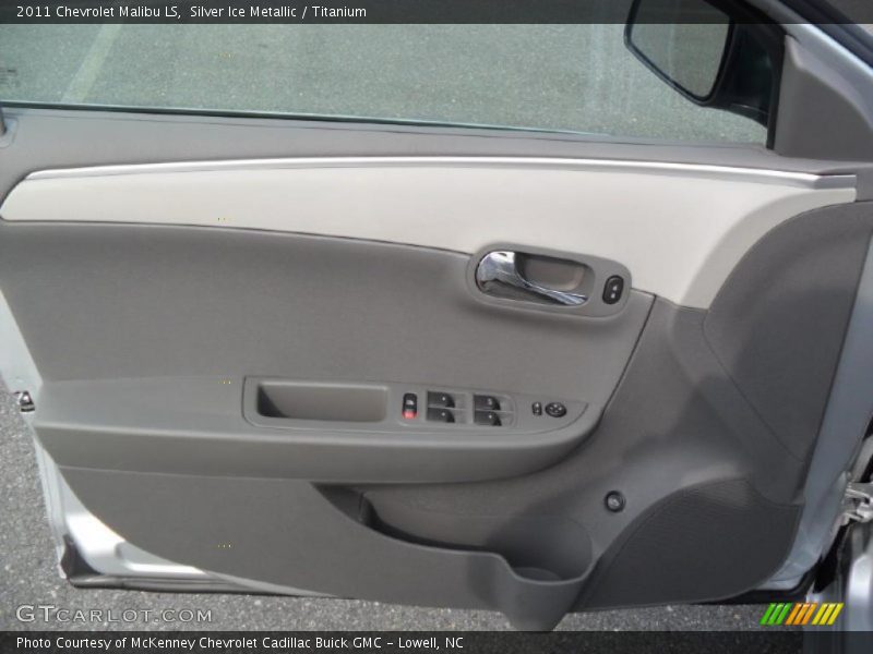 Silver Ice Metallic / Titanium 2011 Chevrolet Malibu LS