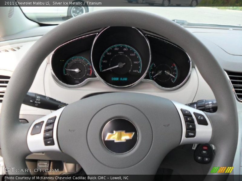 Silver Ice Metallic / Titanium 2011 Chevrolet Malibu LS