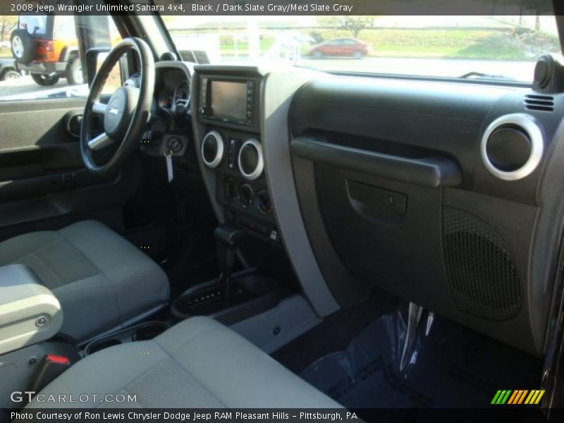 Black / Dark Slate Gray/Med Slate Gray 2008 Jeep Wrangler Unlimited Sahara 4x4