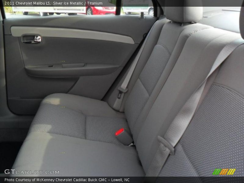 Silver Ice Metallic / Titanium 2011 Chevrolet Malibu LS