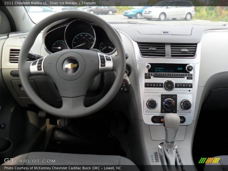 Silver Ice Metallic / Titanium 2011 Chevrolet Malibu LS