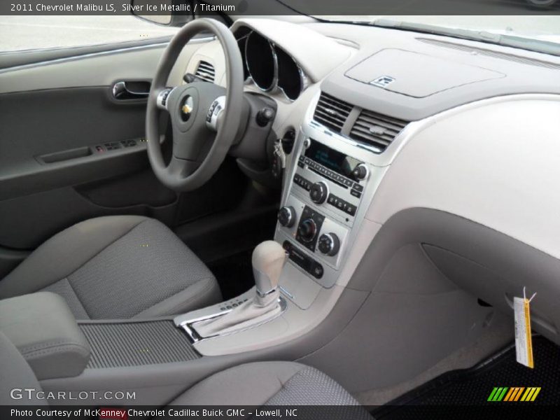Silver Ice Metallic / Titanium 2011 Chevrolet Malibu LS
