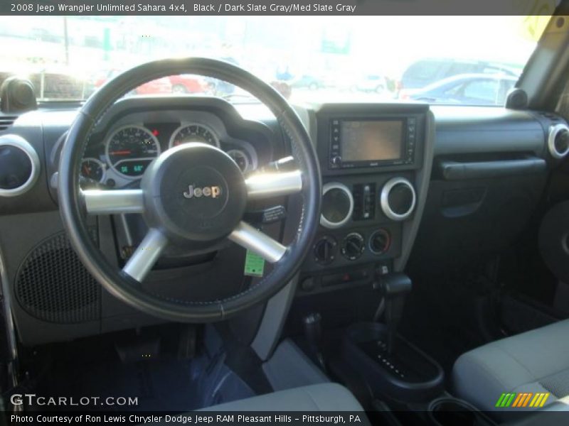 Black / Dark Slate Gray/Med Slate Gray 2008 Jeep Wrangler Unlimited Sahara 4x4