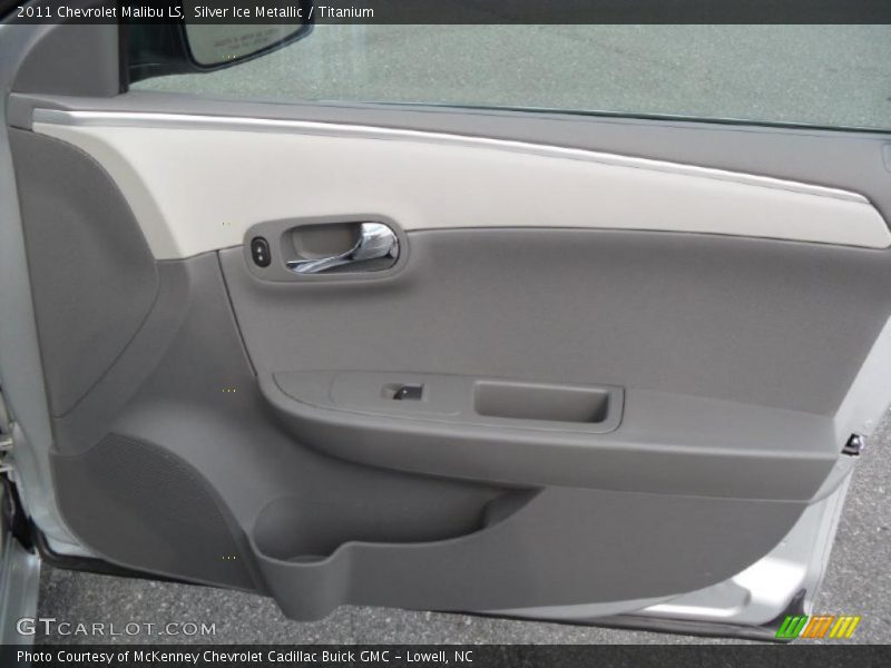 Silver Ice Metallic / Titanium 2011 Chevrolet Malibu LS