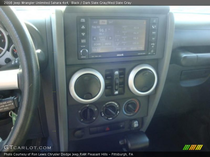Black / Dark Slate Gray/Med Slate Gray 2008 Jeep Wrangler Unlimited Sahara 4x4