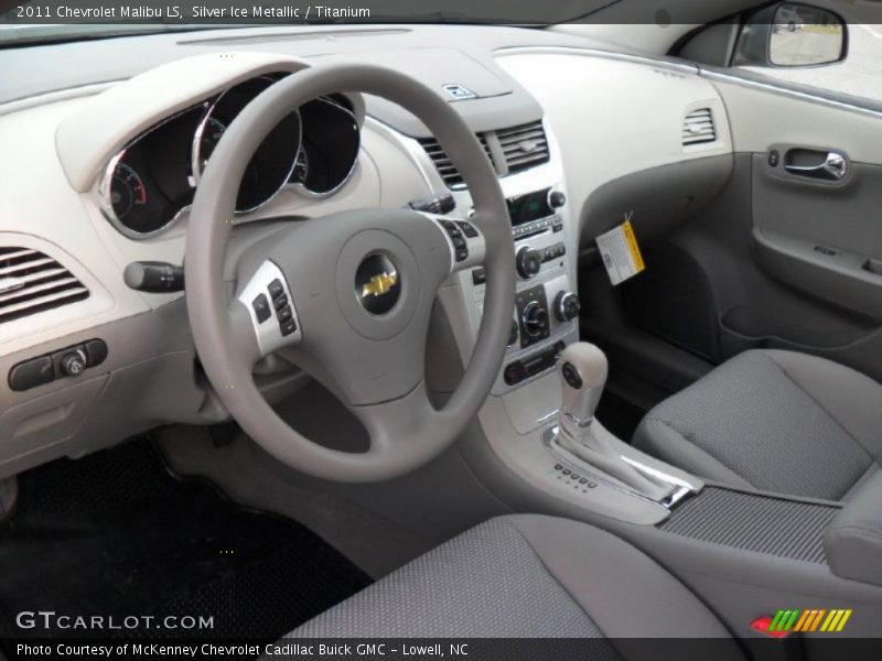 Silver Ice Metallic / Titanium 2011 Chevrolet Malibu LS