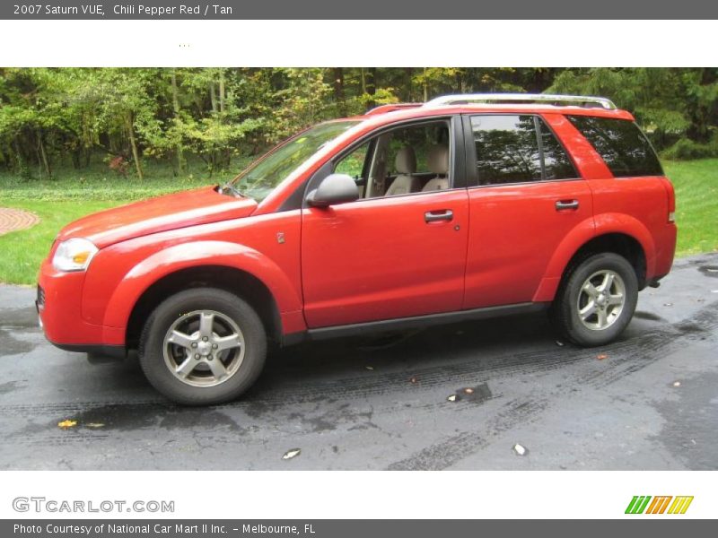 Chili Pepper Red / Tan 2007 Saturn VUE