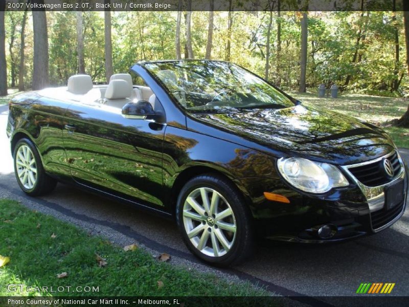 Black Uni / Cornsilk Beige 2007 Volkswagen Eos 2.0T