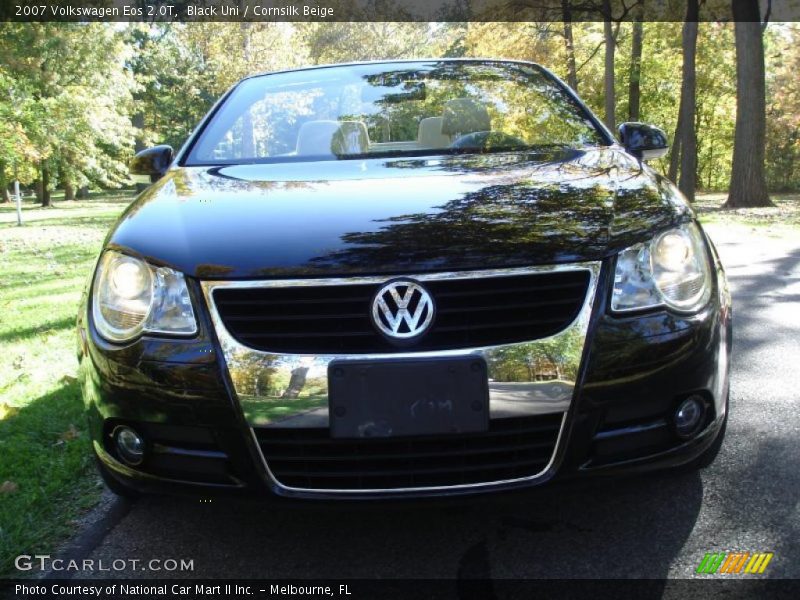 Black Uni / Cornsilk Beige 2007 Volkswagen Eos 2.0T