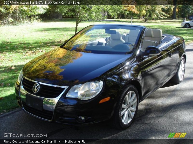 Black Uni / Cornsilk Beige 2007 Volkswagen Eos 2.0T