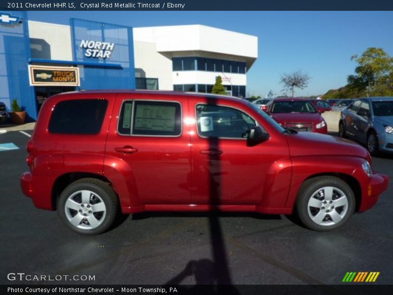 Crystal Red Metallic Tintcoat / Ebony 2011 Chevrolet HHR LS