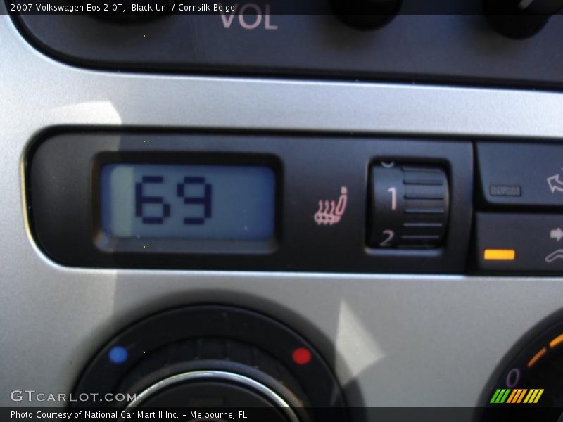 Black Uni / Cornsilk Beige 2007 Volkswagen Eos 2.0T